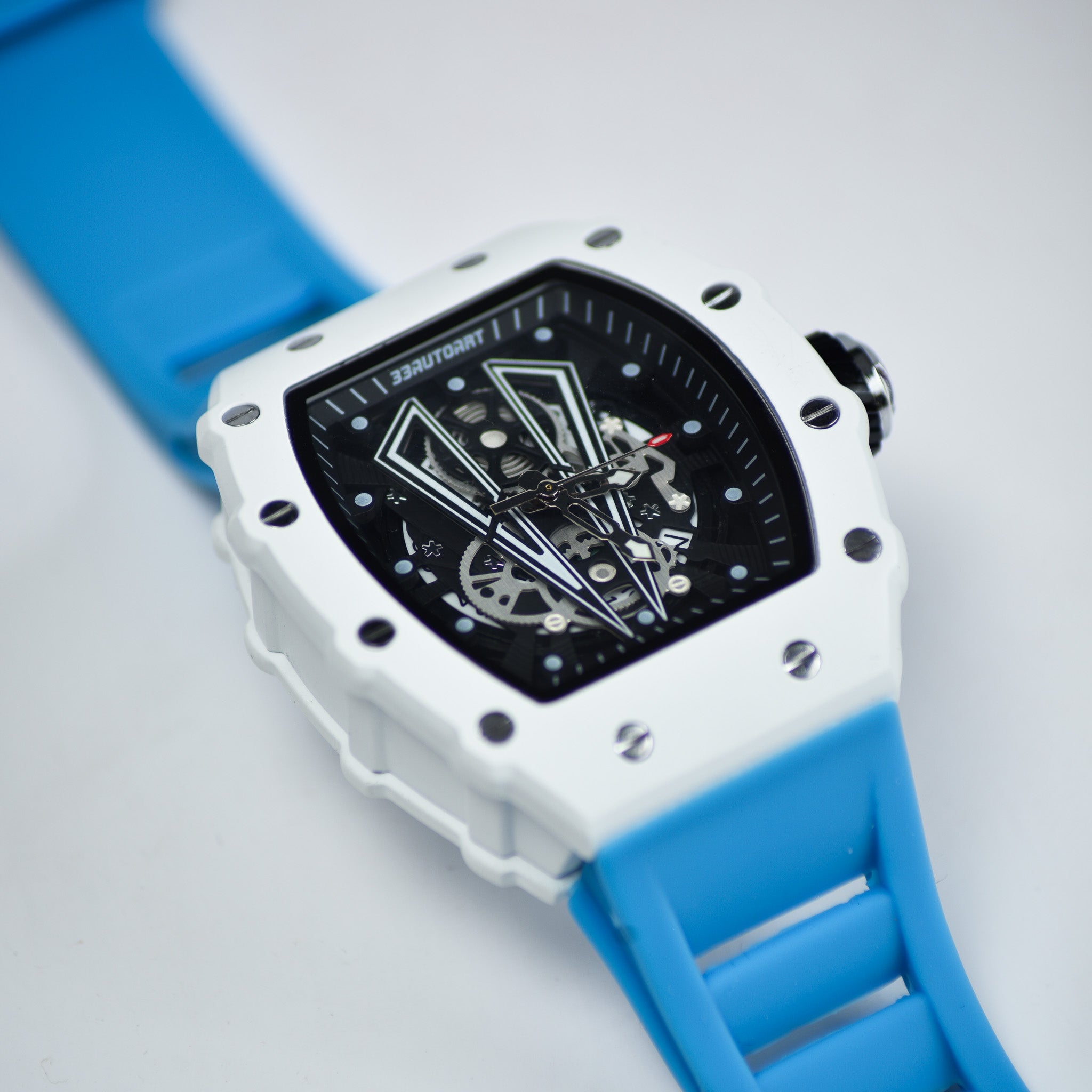 2 - Blue & White V8 Watch